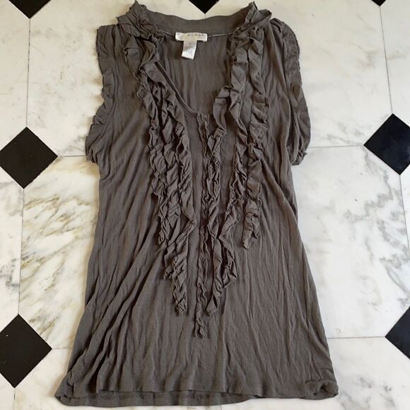 Kenar Racerback Ruffle Tank Top - Picture 1 of 6